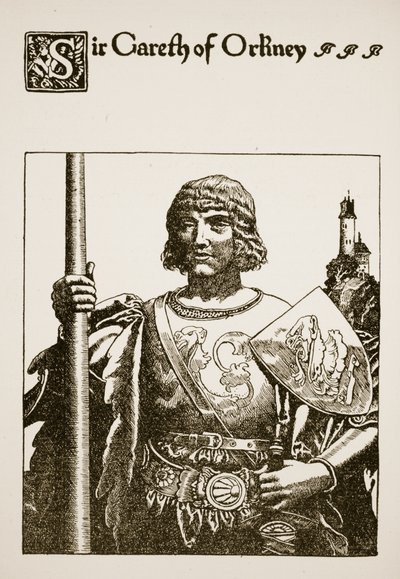 Sir Gareth di Orkney, illustrazione da 
